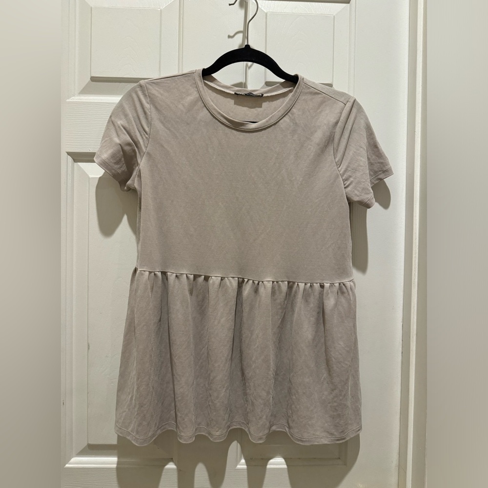 Zara Babydoll Blouse size small